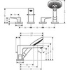 Hansgrohe Metropol 74552000 Смеситель на борт ванны