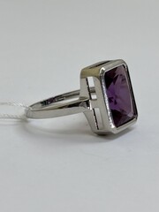 Багет М (кольцо из серебра)