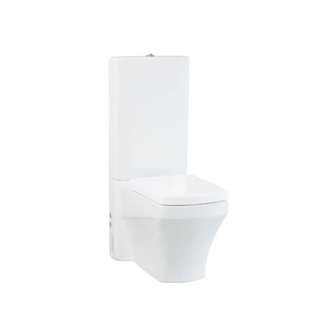 Creavit Sorti SR310-00CB00E-0000 Унитаз напольный с биде, цвет: белый