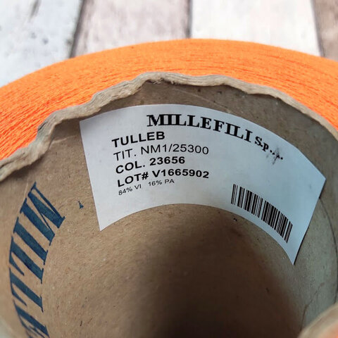 Матовая вискоза MILLEFILI / TULLEB 2530 оранжевый