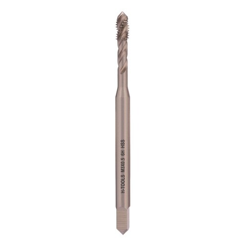 Метчик М 3,0х0,5 (Машинный, винт.) DIN371 HSS-G 6h C/2-3P R35 59мм a=2,7 H-Tools 501100-C2-0030