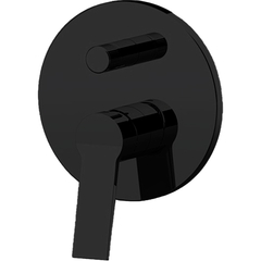 Remer SL09HNO Смеситель для ванны/душа на 2 потока скрытый монтаж (скрытая часть в комплекте), цвет: черный матовый фото