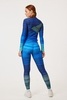 Женский гоночный комбинезон Arswear Race синий-лайм - 4