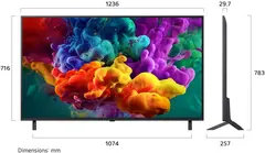 Телевизор LED LG 55" 55QNED85B6C.ARUG черный титан 4K Ultra HD 120Hz DVB-T2 DVB-C DVB-S2 USB WiFi Smart TV