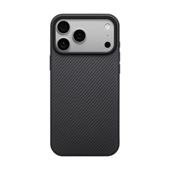 Чехол PITAKA Aramid UltraGuard Case для Apple iPhone 17 Pro MagSafe, Black/Gray