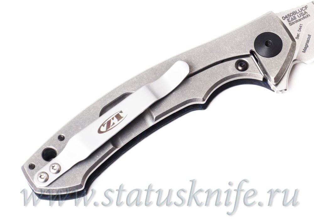 Нож Zero Tolerance 0450BLUCF Magnacut Sinkevich