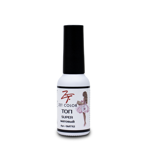 Zet Color, Топ матовый без липкого слоя 8 мл