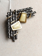 Банла ( серьги из серебра)