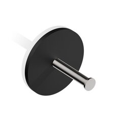 Decor Walther Black Stone 0974465 Держатель туалетной бумаги, цвет: чёрный,нержавеющая сталь фото