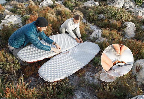 Надувной туристический коврик Naturehike R5.8 M мумия