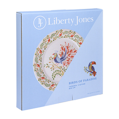 Набор тарелок toucan из коллекции birds of paradise в подарочной упаковке, D28 см, 2 шт.