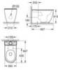 GROHE Essence 3957200H Чаша унитаза приставного под скрытый бачок