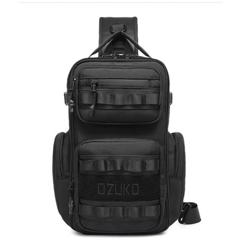 Картинка рюкзак однолямочный Ozuko 9812 Black - 20