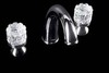 Boheme Crystal 277-CRST Смеситель для раковины на 3 отверстия, цвет: хром