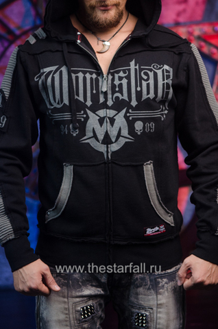 Wornstar | Худи мужское TRANSFORM W103 перед на модели