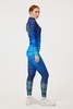 Женский гоночный комбинезон Arswear Race синий-лайм - 2