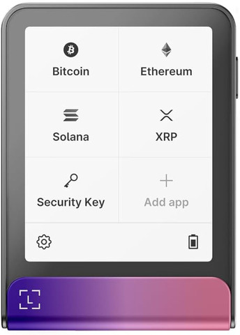 Аппаратный криптовалютный кошелёк Ledger Flex, Малиновый | Crimson Magenta