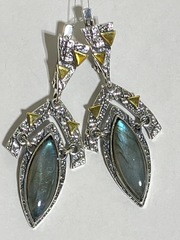 Зимана (серьги из серебра)