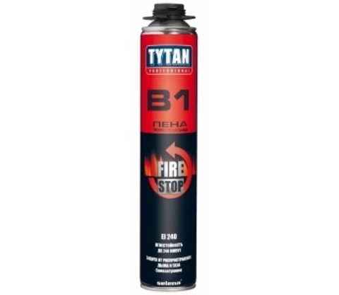 TYTAN B1 пена пистолетная огнеупорная, 750 мл