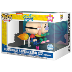 Funko POP! Rides. Spongebob Squarepants: Mermaid Man & Barnacle Boy (Exc) (126)
