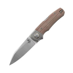 Фото Складной нож Bestech Tonic, сталь M390, рукоять титан/натуральная микарта