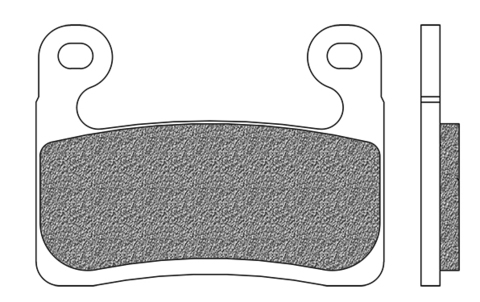 FD0540R01 Тормозные колодки дисковые мото ROAD RACE SINTERED (FDB2321. 107A48611)   NEWFREN