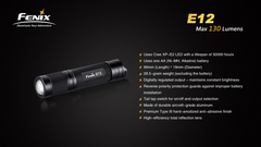 Карманный фонарик Fenix E12