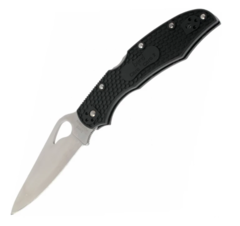 Фото Нож складной Meadowlark 2 Spyderco, черный, сталь 8Cr13MOV, рукоять термопластик FRN