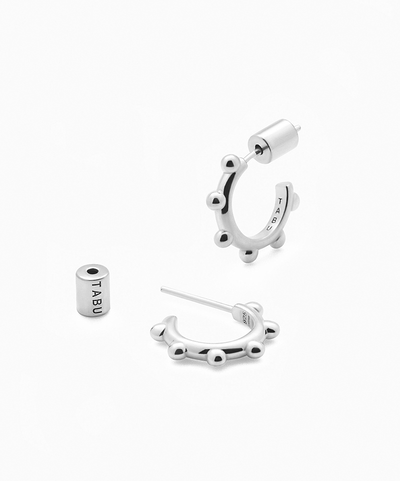 Серьги BUBBLES silver
