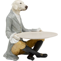 Фигура декоративная Gentleman Dog Tray «Пёс-джентльмен с подносом» 29 см
