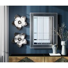 Зеркало настенное Cialda Silver 80x100 см