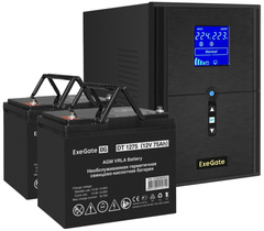 Комплект Exegate SineTower SZ-2000.LCD.AVR.3SH.1C13.USB