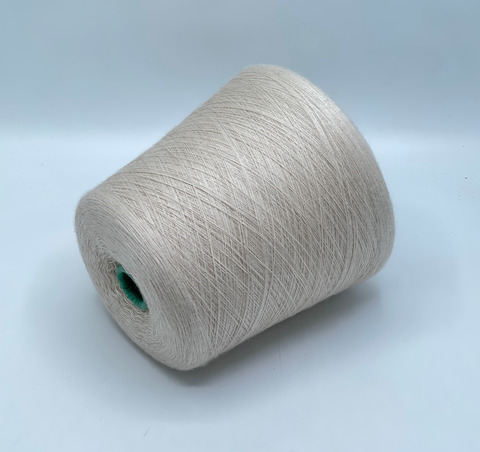 Zegna Baruffa, Gold, 3/80 2667м. 70% Кашемир, 30% Шелк, Светло-бежевый(925/18/869), 40956