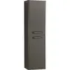 BelBagno DUE-1500-2A-SC-GM-P DUE Шкаф подвесной с двумя распашными дверцами с доводчиками, с двумя полками, универсальный ,Оружейная сталь, 400x300x1500