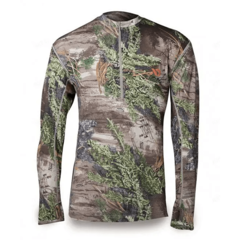 Пуловер с длинным рукавом FIRST LITE Llano QZ, камуфляж Realtree MAX-1