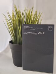 Крашеное стекло Lumilac 4мм Anthracite Grey RAL 7016
