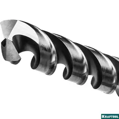 KRAFTOOL HSS-G, 10.0 х 133 мм, сталь P6M5, сверло по металлу (29651-10)