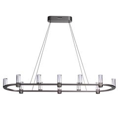 7143/65L HIGHTECH ODL26 513 светильник темный никель/акрилл/металл IP20 LED 69W 3830Лм 3000K 180° 220V DEFANCE