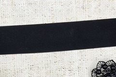 Резинка тканая, ш. 4 см, 20 г/м2, чёрный
