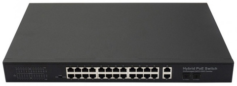 Коммутатор PoE NST NS-SW-24F2G-P