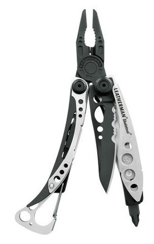 Мультитул Leatherman Skeletool 100 mm, 7 функций, серебристый/чёрный (832629)