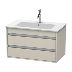 Duravit Ketho KT642909191 База под раковину, 2 выдв.ящика, 480x800x475мм, цвет Серо-коричневый фото