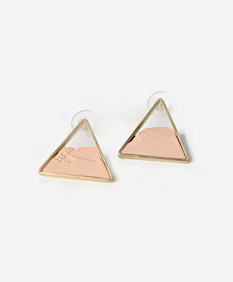 Серьги Triangle Dorada Salmon