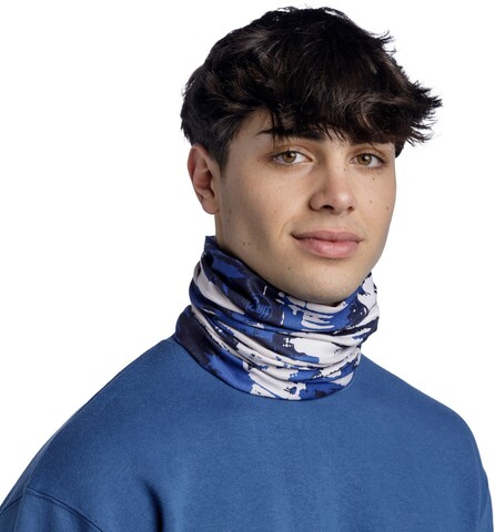 Картинка бандана-труба Buff Thermonet Briky Cobalt - 2