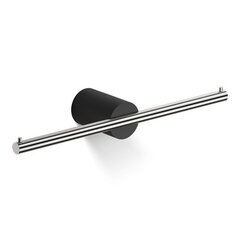 Decor Walther Black Stone 0974965 Держатель туалетной бумаги, цвет: чёрный,нержавеющая сталь фото