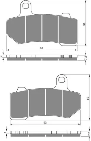 Тормозные колодки дисковые 271 S33