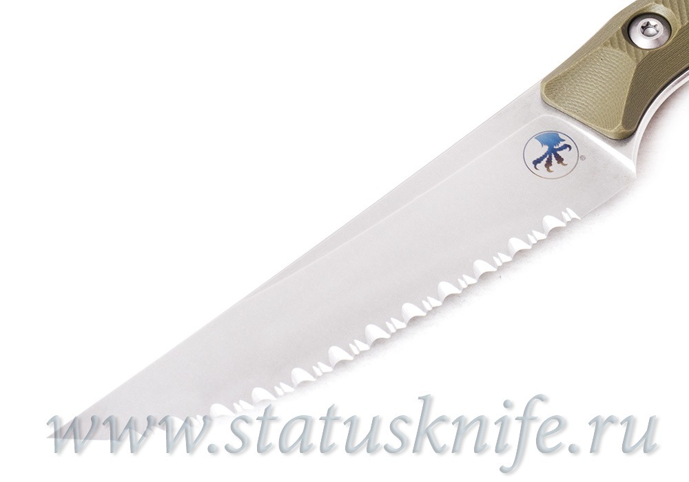 Нож Microtech Kitchen Steak OD Green Serrated