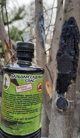 Садовый бальзам Спас, для обработки деревьев, 0,5 л