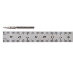 Бор-фреза твердосплавная F(RBF) 3,0x7x37x3мм HM H-Tools 116050HT