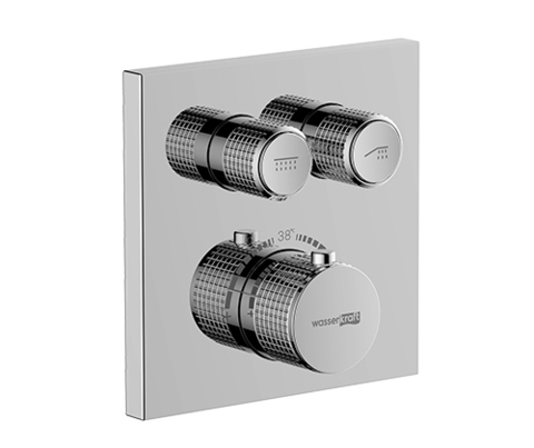 WasserKRAFT Dinkel 5848 THERMO Термостатический смеситель для ванны и душа, цвет: хром